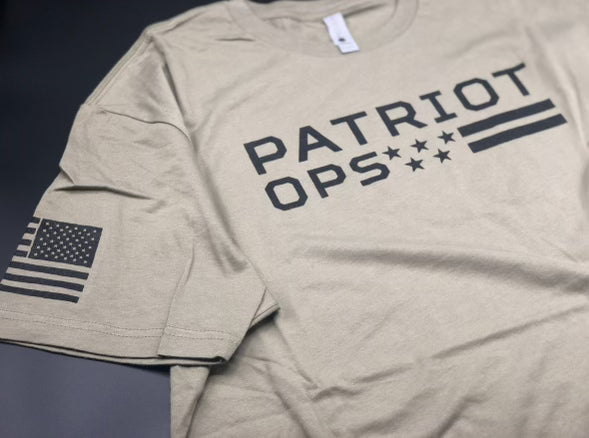 Patriot Ops OD Green Logo T-Shirt