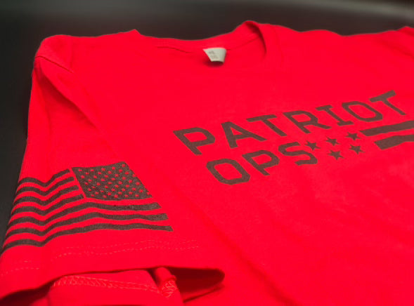 Patriot Ops Red Logo T-Shirt