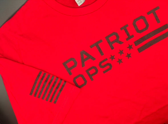 Patriot Ops Red Logo T-Shirt