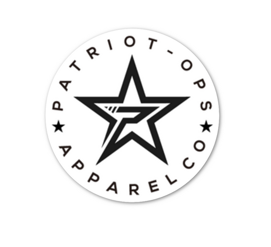 Patriot Ops Logo Circle - Diecut Vinyl Sticker