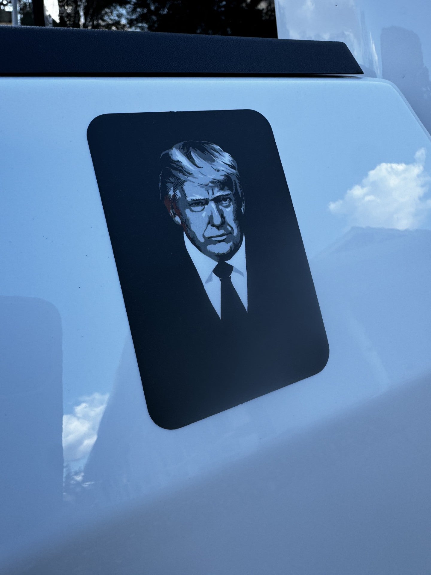 Trump die cut vinyl sticker